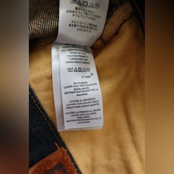 Ralph Lauren Double RL Blue Straight Jeans - Picture 6 of 15